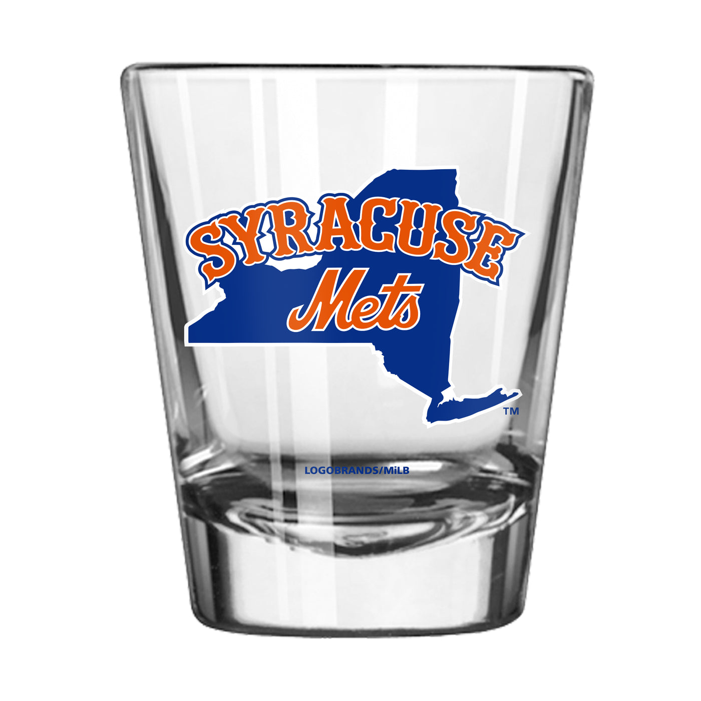 Syracuse Mets 2oz Logo Shot Glass