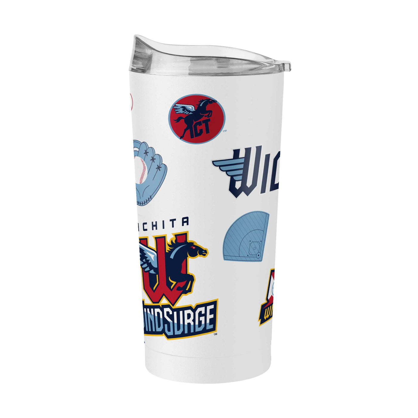 Wichita Wind Surge 20oz Native Powder Coat Tumbler