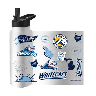 West Michigan Whitecaps 34oz Native Quencher Bottle