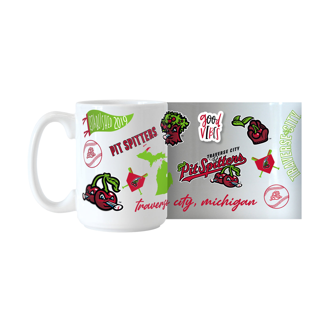 Pit Spitters 15oz Native Sublimated Mug