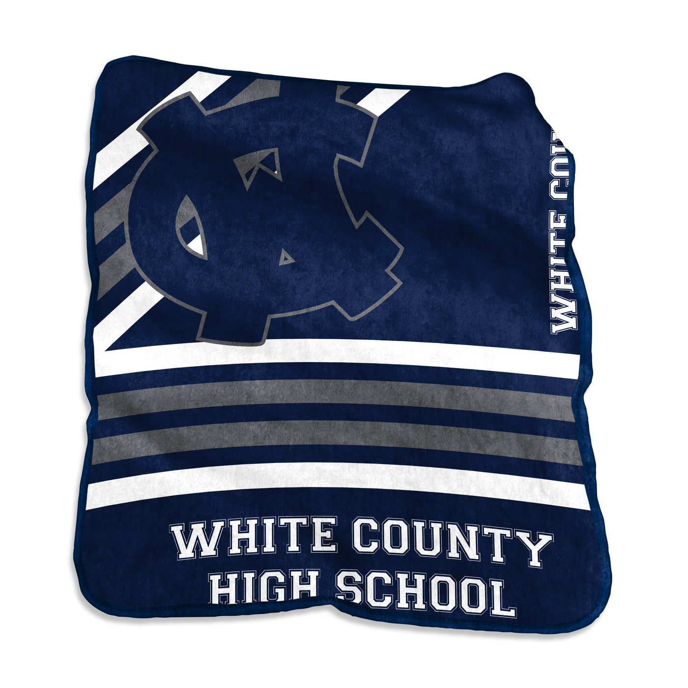 White County High School Raschel Throw