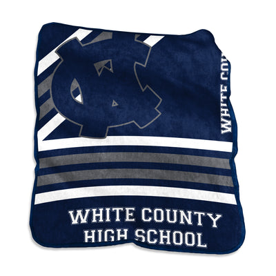 White County High School Raschel Throw