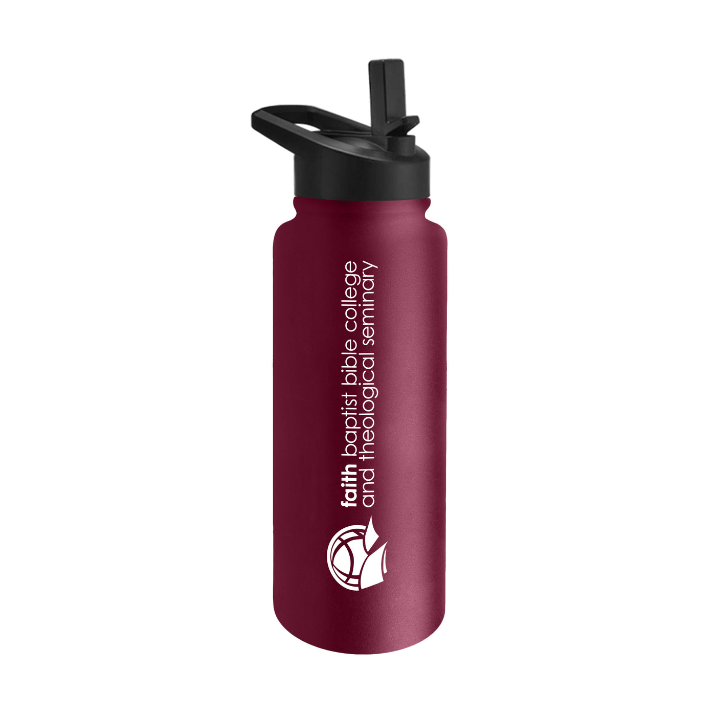 Faith Baptist College 34oz Flipside Alternate Quencher Bottle