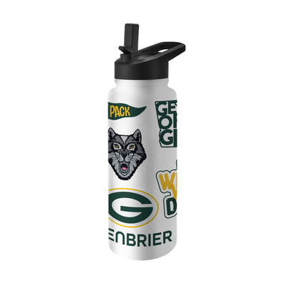 GREENBRIER HIGH SCHOOL 34oz Native Quencher Bottle