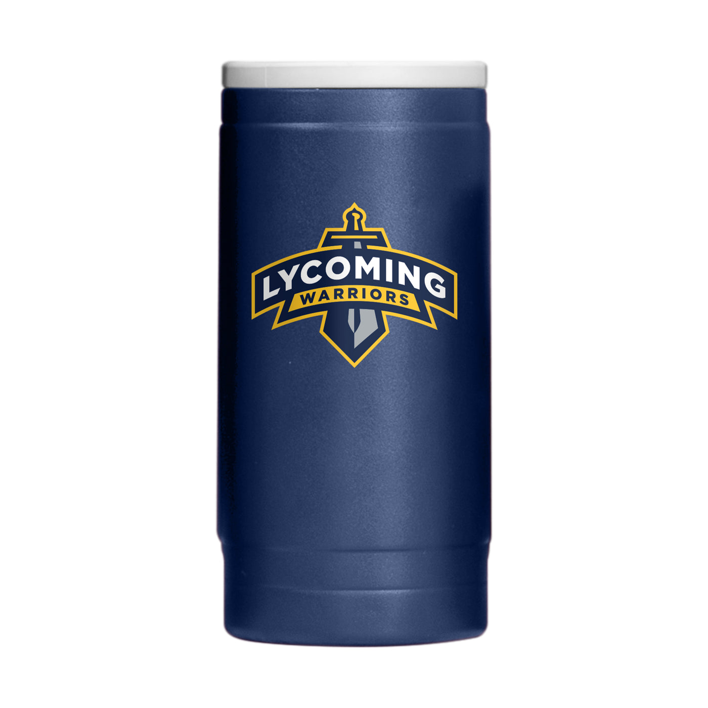 Lycoming College 12oz Logo Powdercoat SlimCan Coolie