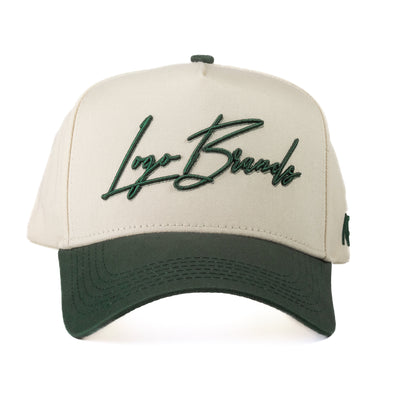Logo Brands Green Logo Brands Script Hat
