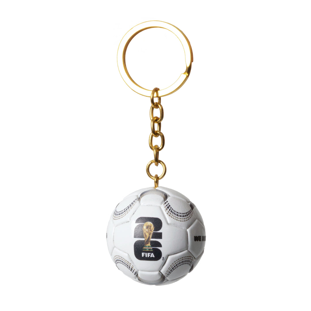 FIFA World Cup 2026 USA Ball Keychain with Butterfly Tag and