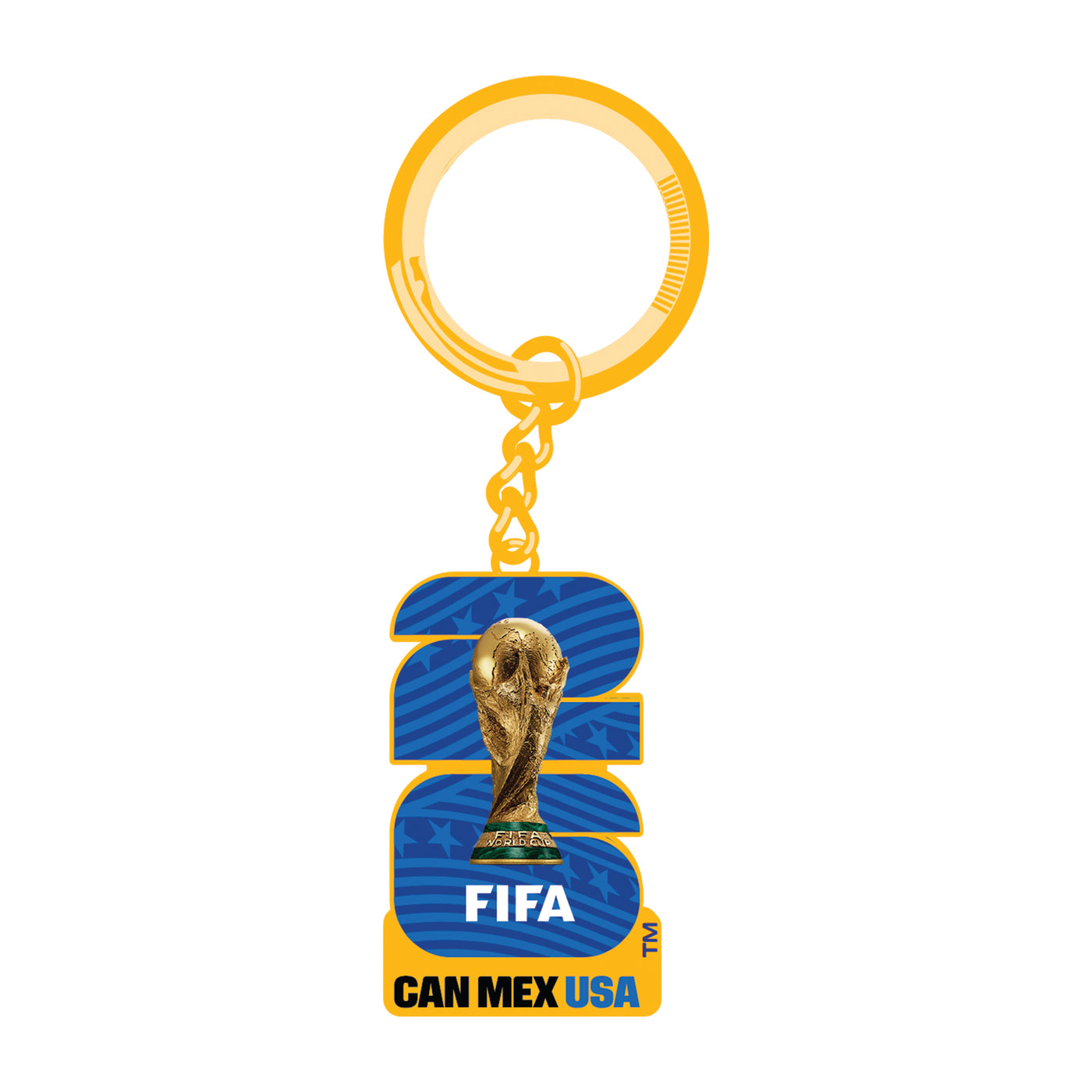 FIFA World Cup 2026 USA Keychain on backer card and hologram (FIFA