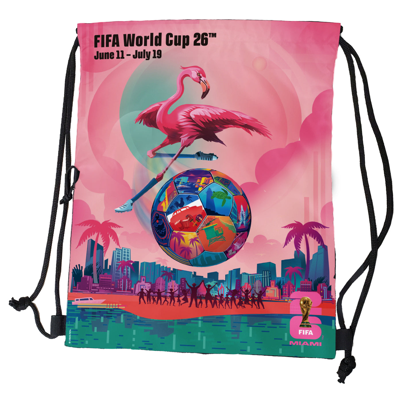 FIFA 2026 Tilt Miami Host City Poster Backsack