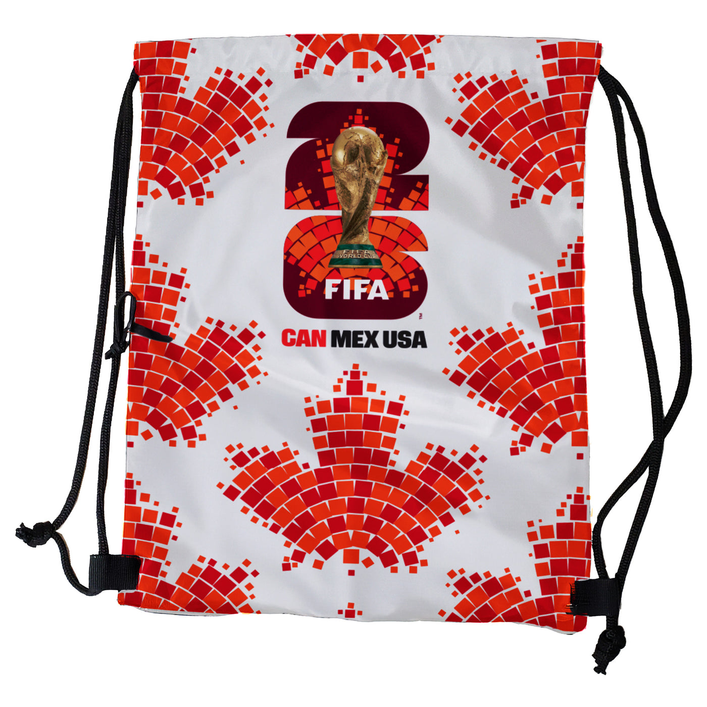 FIFA 2026 Canada Design 3 Red Tilt Backsack