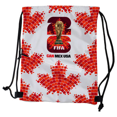 FIFA 2026 Canada Design 3 Red Tilt Backsack