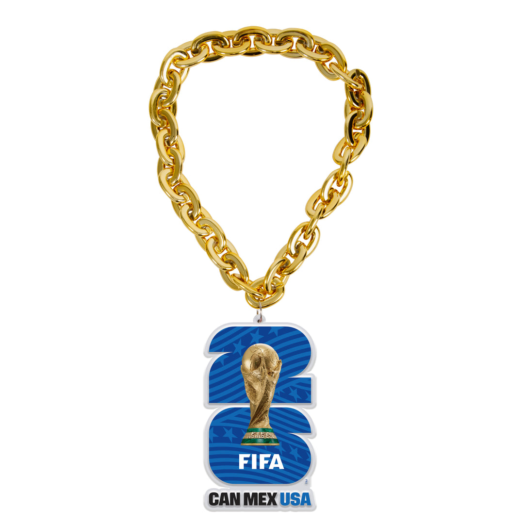 FIFA World Cup 2026 ゴールドチェーン ネックレス　未開封 FIFA 2026 USA Logo Fan Chain | Logo Brands
