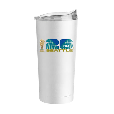 FIFA 20oz Seattle Powder Coat Tumbler