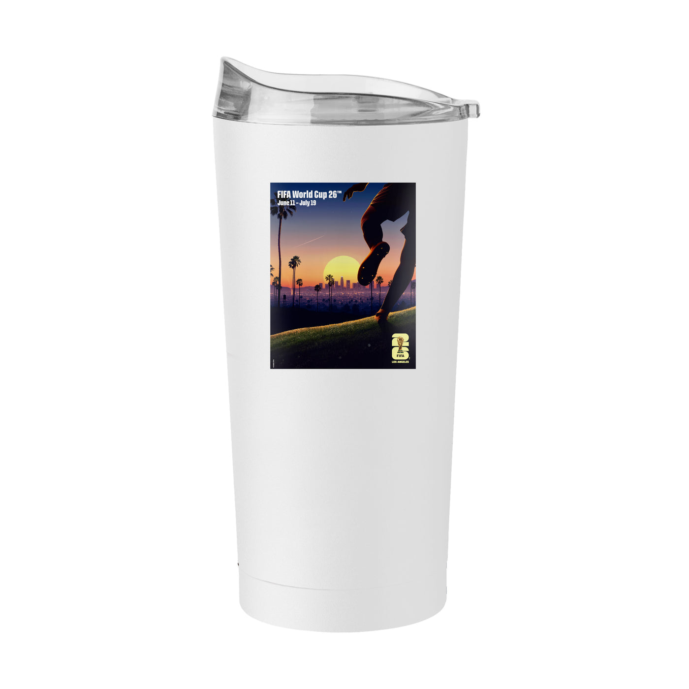 FIFA 2026 20oz Los Angeles Host City Poster Powder Coat Tumbler