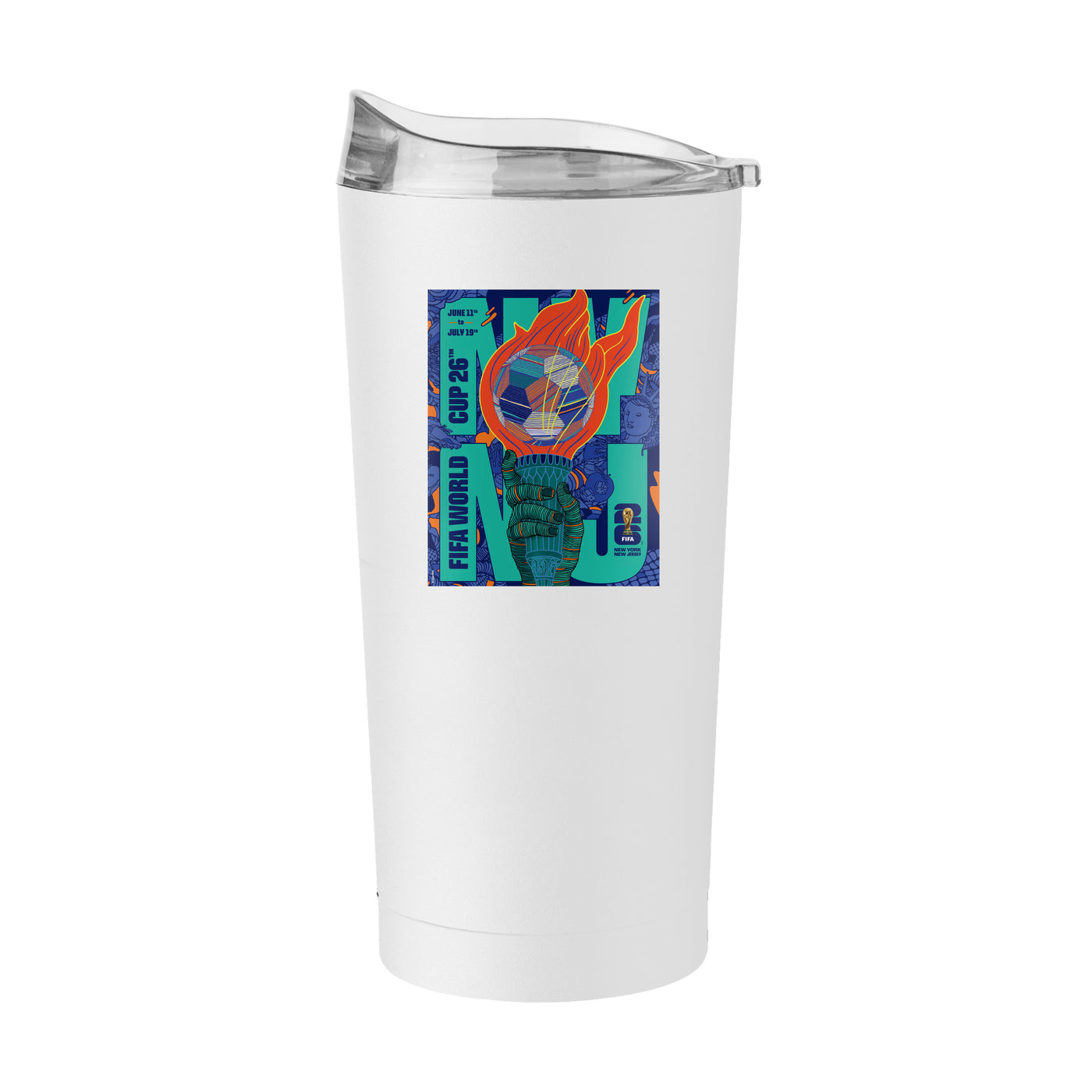 FIFA 2026 20oz New York/New Jersey Host City Poster Powder Coat Tumbler
