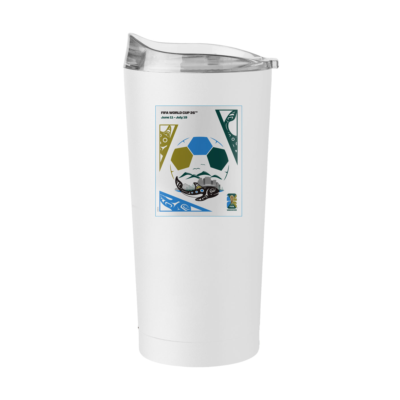 FIFA 2026 20oz Vancouver Host City Poster Powder Coat Tumbler