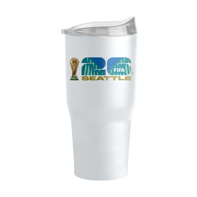 FIFA 30oz Seattle Powder Coat Tumbler