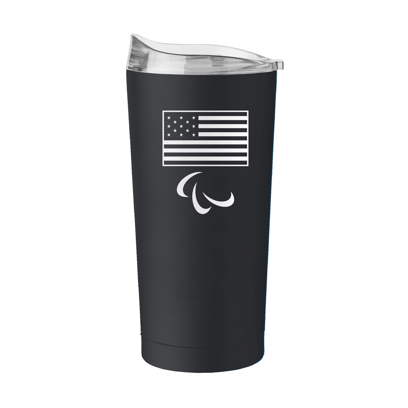 US Olympic Commitee 20oz Paralympic Logo Powder Coat Tumbler