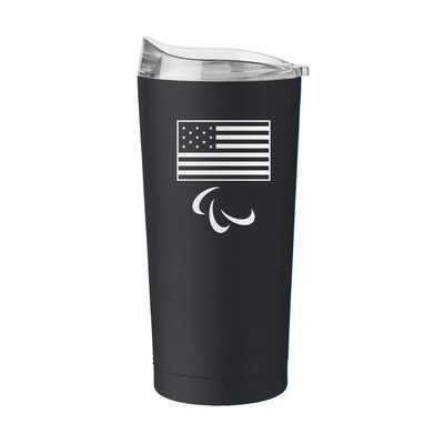 US Olympic Commitee 20oz Paralympic Logo Powder Coat Tumbler