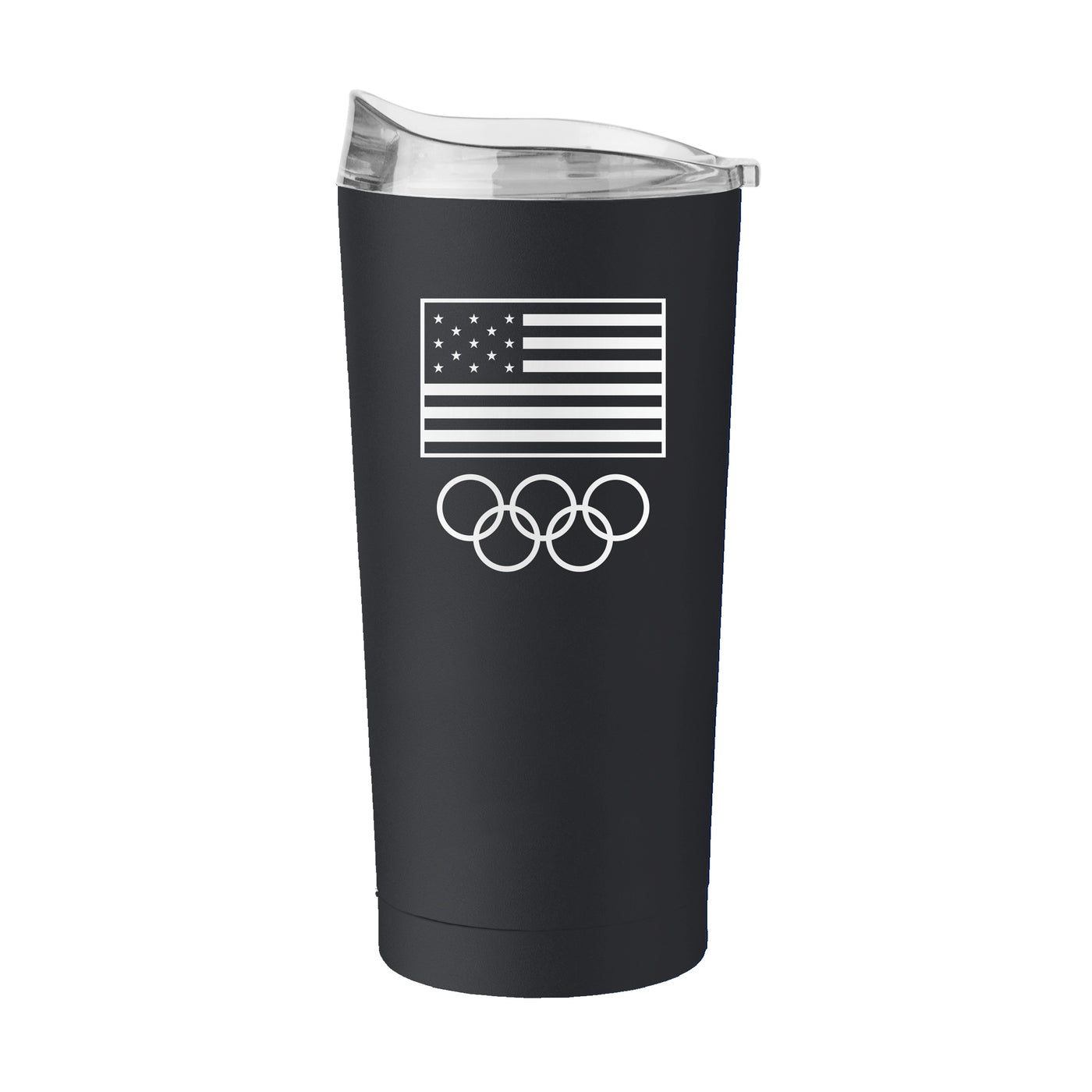 US Olympic Commitee 20oz Standard Logo Powder Coat Tumbler