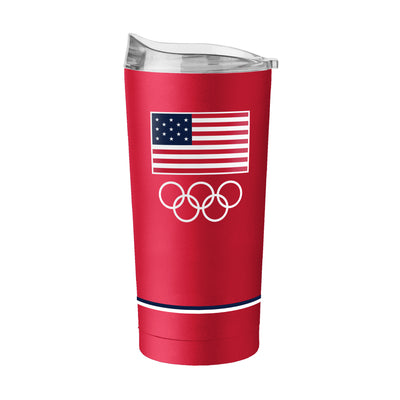 US Olympic Commitee 20oz Design 1 Powder Coat Tumbler