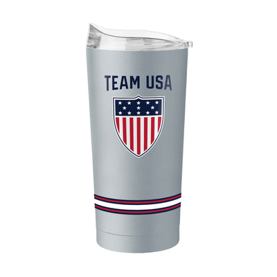 US Olympic Commitee 20oz Design 3 Powder Coat Tumbler