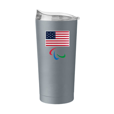 US Olympic Commitee 20oz Paralympic Logo Powder Coat Tumbler