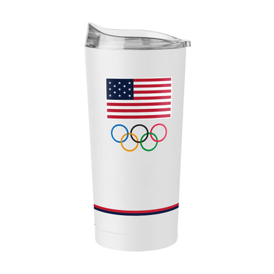 US Olympic Commitee 20oz Design 1 Powder Coat Tumbler