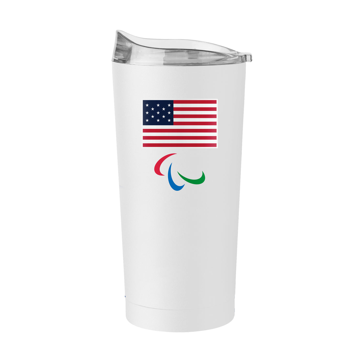 US Olympic Commitee 20oz Paralympic Logo Powder Coat Tumbler