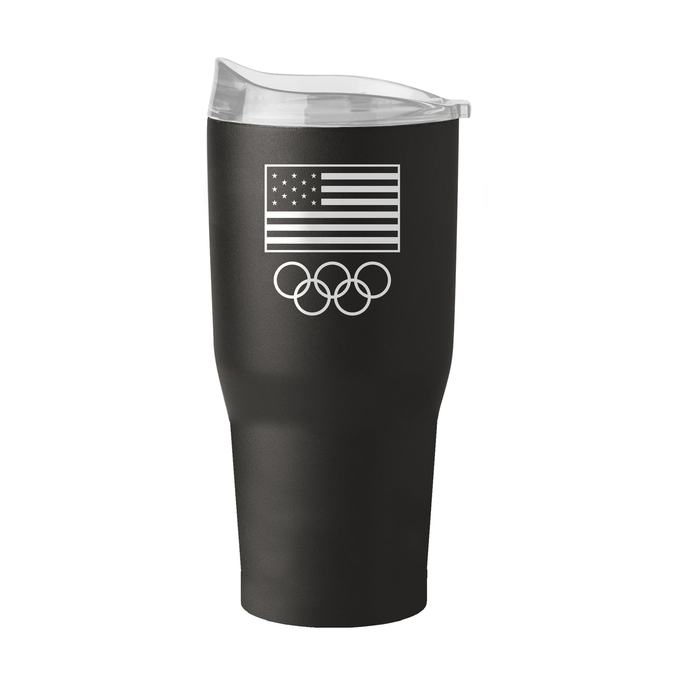 US Olympic Commitee 30oz Standard Logo Powder Coat Tumbler