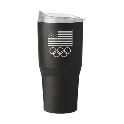 US Olympic Commitee 30oz Standard Logo Powder Coat Tumbler
