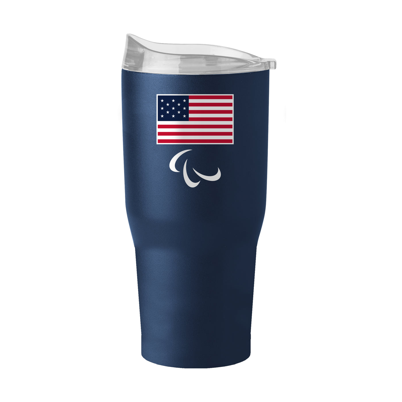 US Olympic Commitee 30oz Paralympic Logo Powder Coat Tumbler