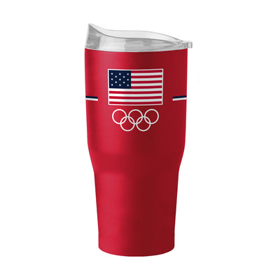 US Olympic Commitee 30oz Design 1 Powder Coat Tumbler