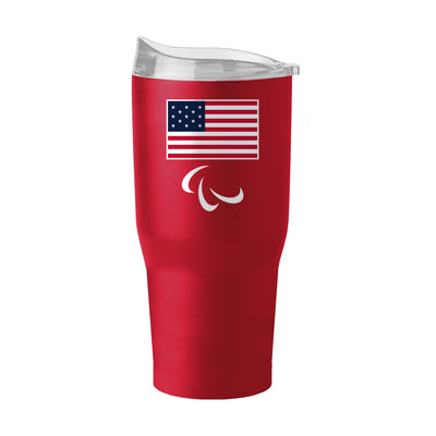 US Olympic Commitee 30oz Paralympic Logo Powder Coat Tumbler