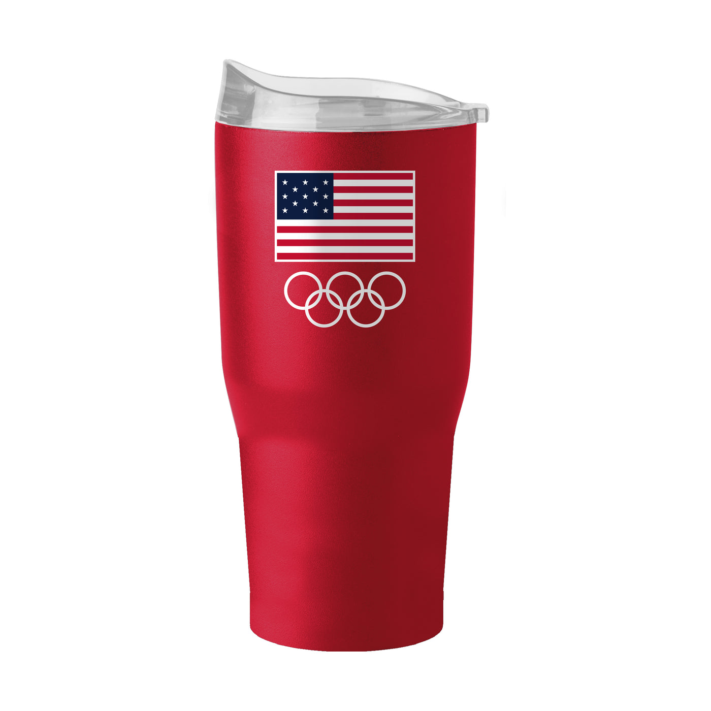 US Olympic Commitee 30oz Standard Logo Powder Coat Tumbler