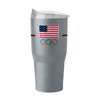 US Olympic Commitee 30oz Design 1 Powder Coat Tumbler