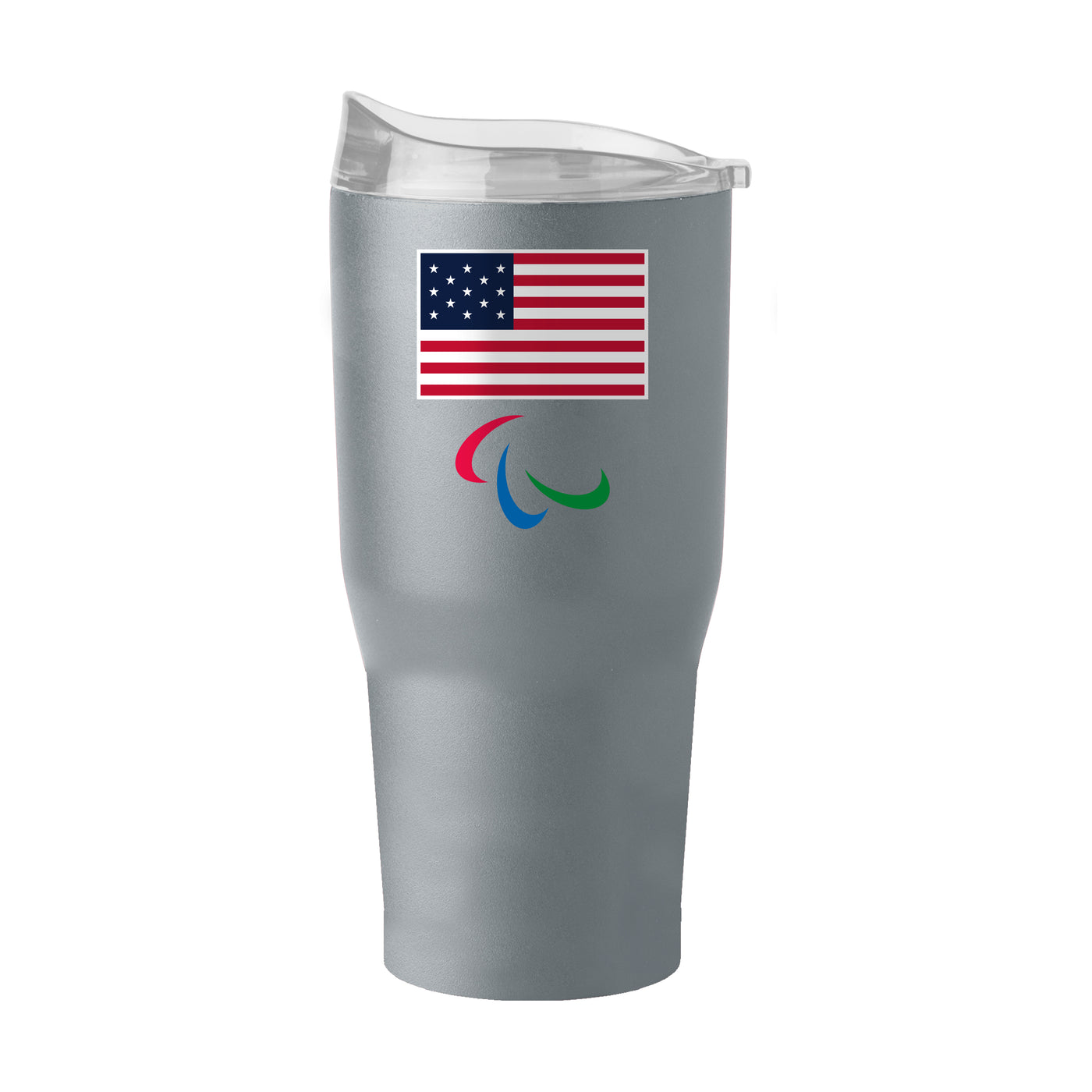 US Olympic Commitee 30oz Paralympic Logo Powder Coat Tumbler