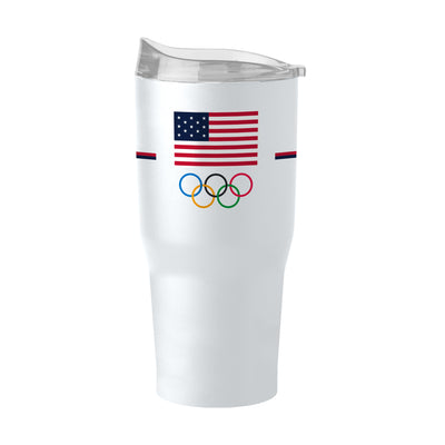 US Olympic Commitee 30oz Design 1 Powder Coat Tumbler