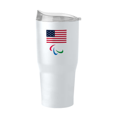 US Olympic Commitee 30oz Paralympic Logo Powder Coat Tumbler