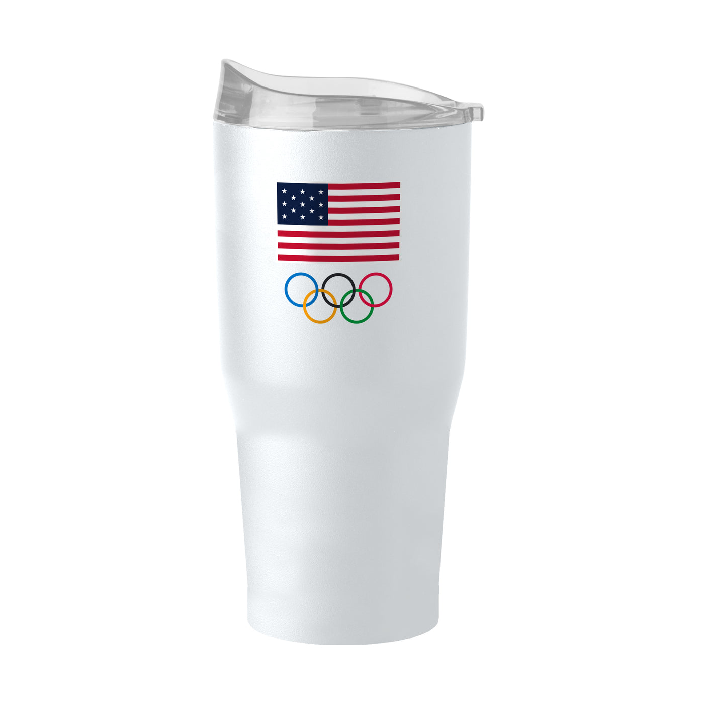 US Olympic Commitee 30oz Standard Logo Powder Coat Tumbler