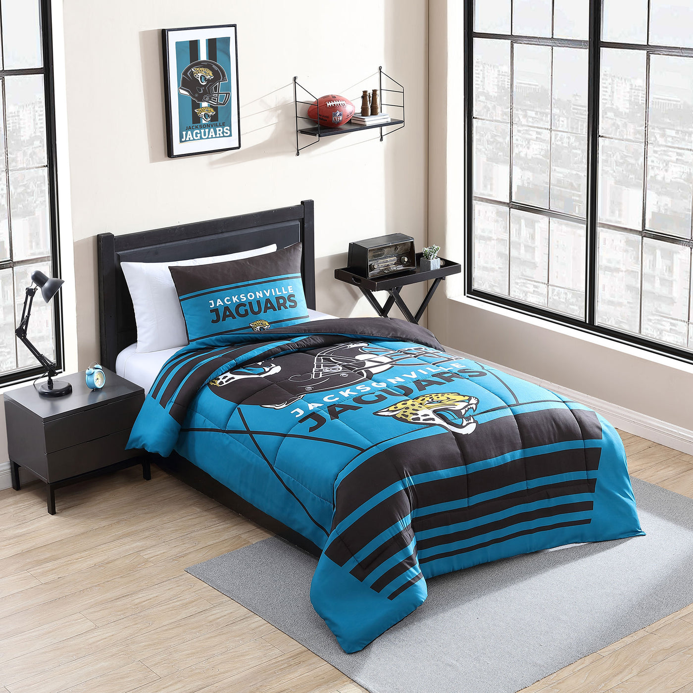 Jacksonville Jaguars Crosser Comforter Set Twin