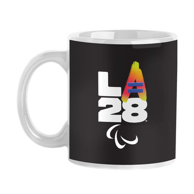 LA28 Pink Graffiti A Olympic Logo 11 oz Mug with hologram (IOC)
