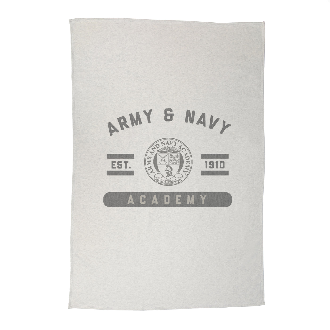 Army & Navy Academy Oatmeal Sublimated Sweatshirt Blanket