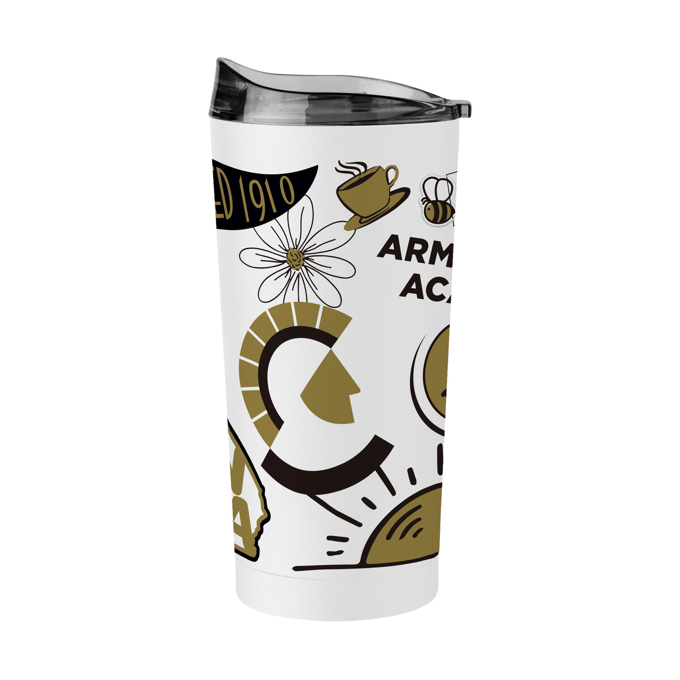 Army & Navy Academy 20oz Native Powder Coat Tumbler - Logo Brands