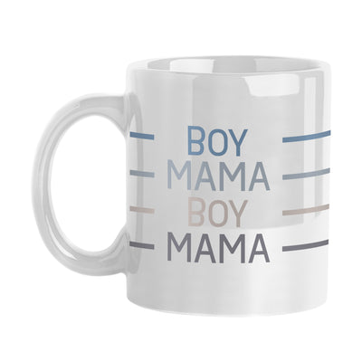 Mothers Day 15oz Boy Mama White Sublimated Mug