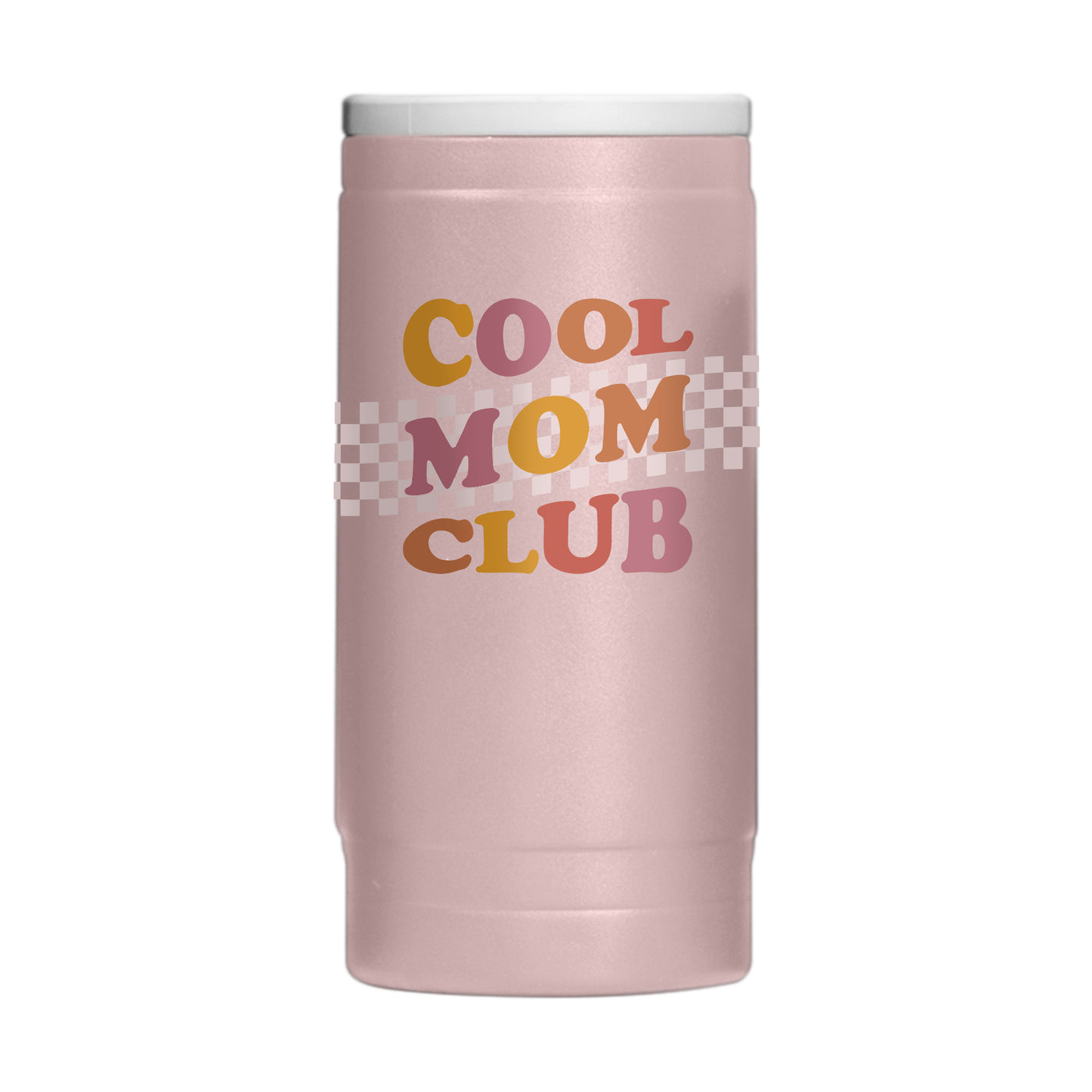 Mothers Day 12oz Cool Mom Club Dusk Powdercoat SlimCan Coolie