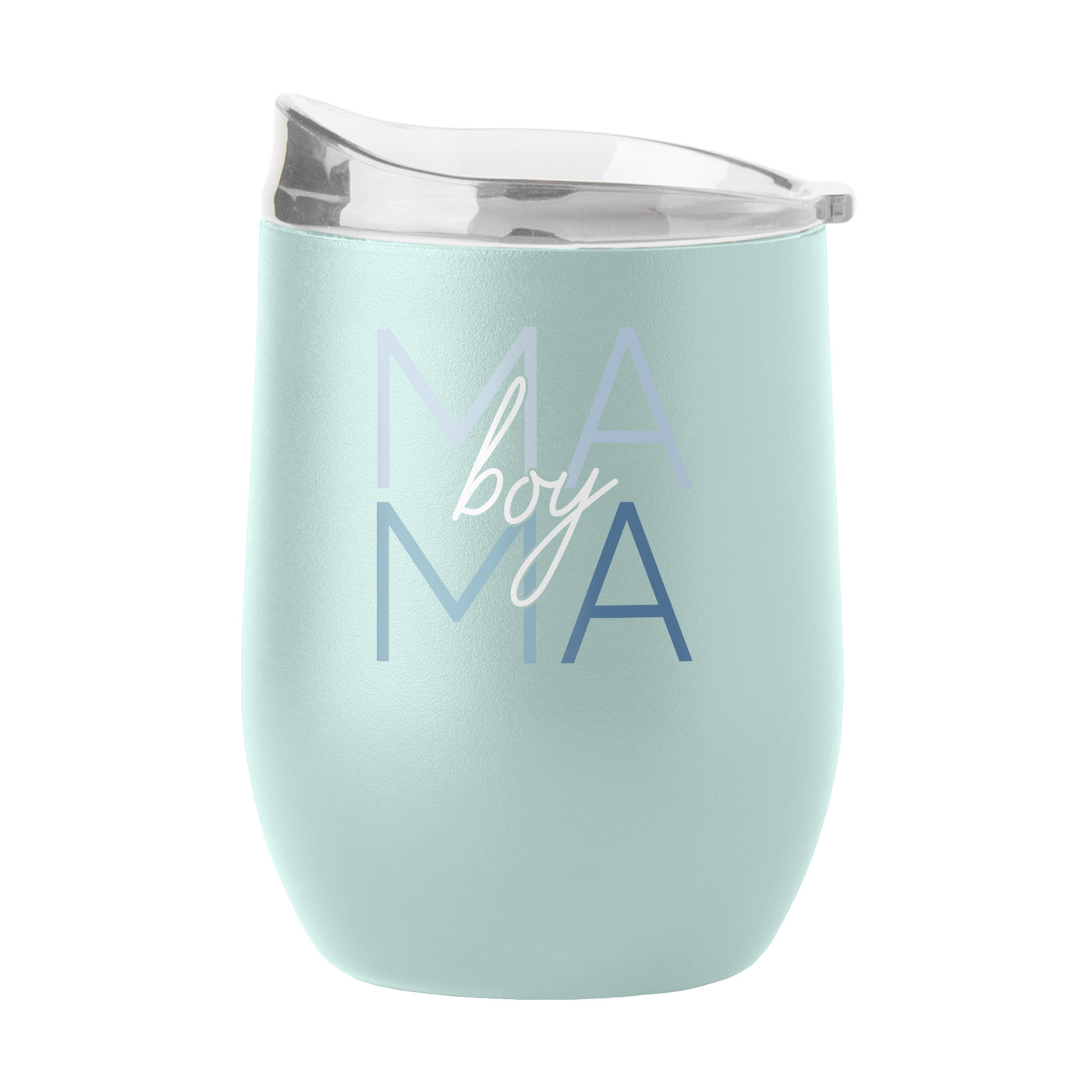 Mothers Day 16oz Boy Mama Cove Stainless Curved Beverage