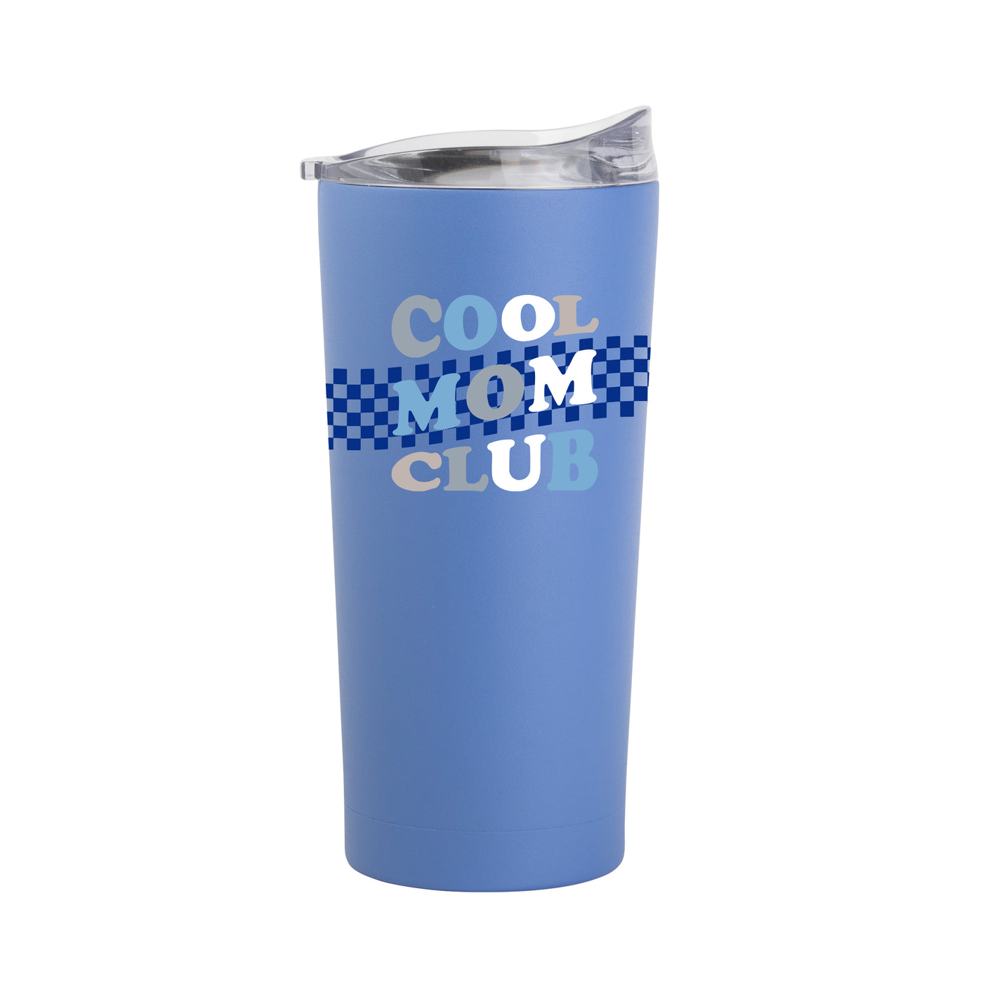 Mothers Day Blue Cool Moms Club Arctic 20oz Powder Coat Tumbler