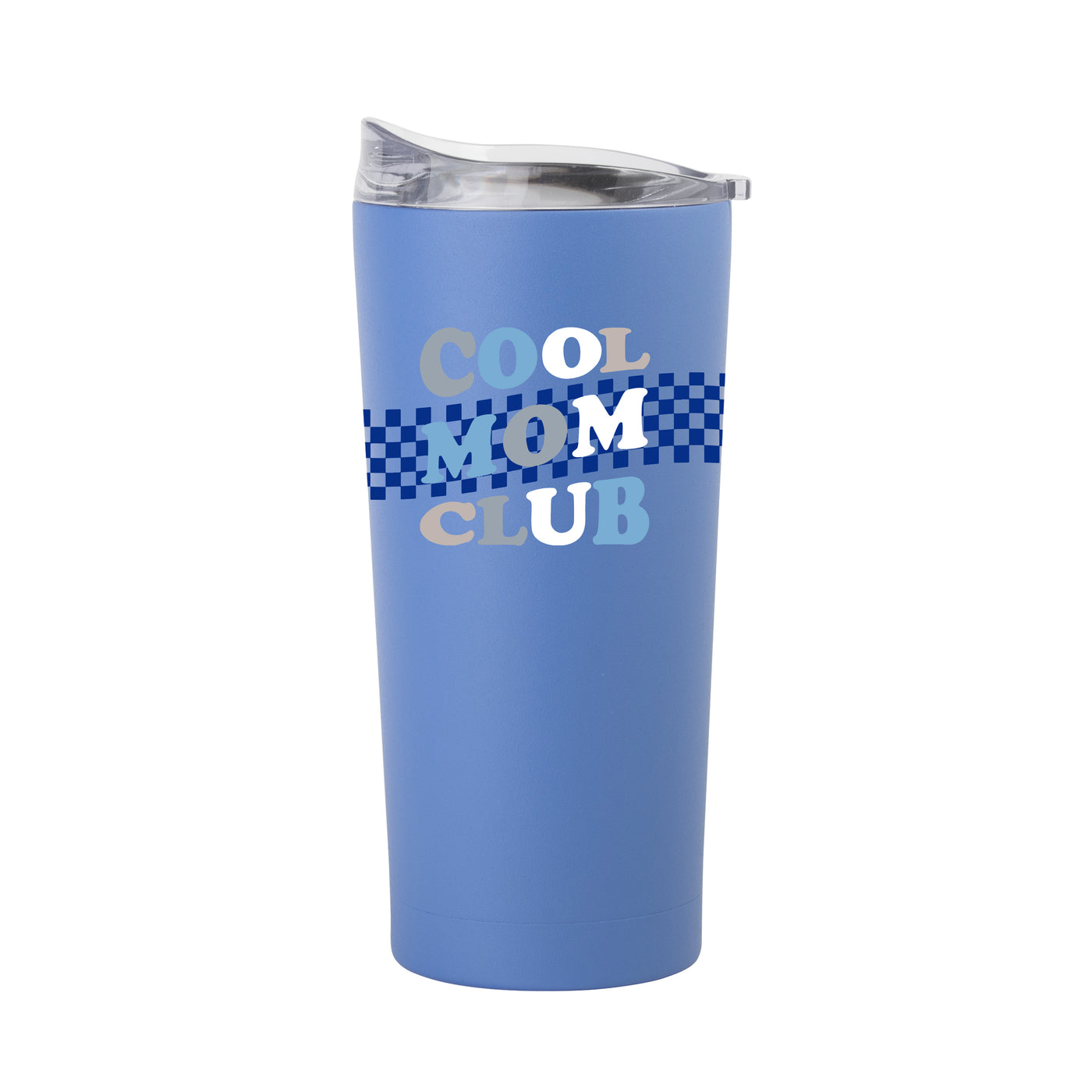 Mothers Day Blue Cool Moms Club Arctic 20oz Powder Coat Tumbler