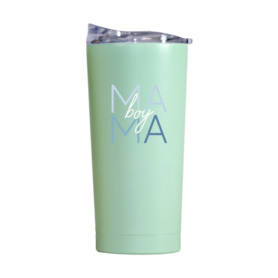Mothers Day 20oz Boy Mama Cove Powder Coat Tumbler